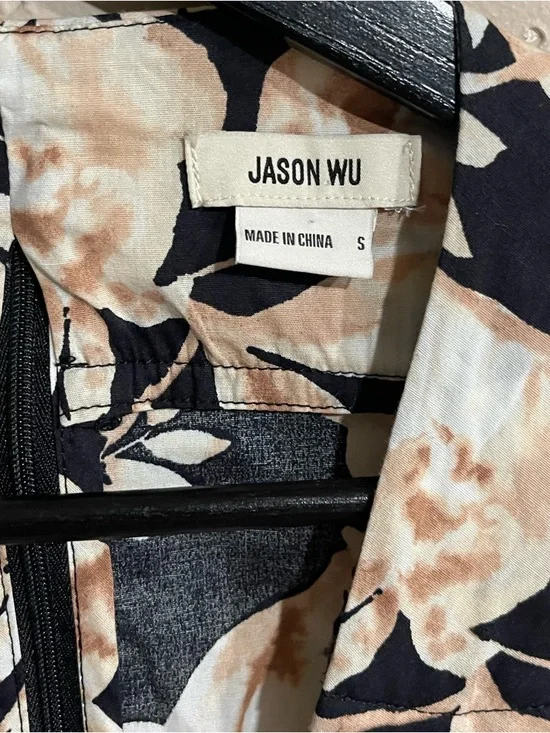 Jason Wu | Floral Cut Out Maxi Dress Size: Small - Picture 3 of 6